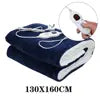 Portable Luxury Non-toxic 152x127/180*130cm Throw Electric-Heated-Blanket Massage Bed Heat Electric Heated Blankets for Winter
