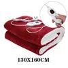 Portable Luxury Non-toxic 152x127/180*130cm Throw Electric-Heated-Blanket Massage Bed Heat Electric Heated Blankets for Winter