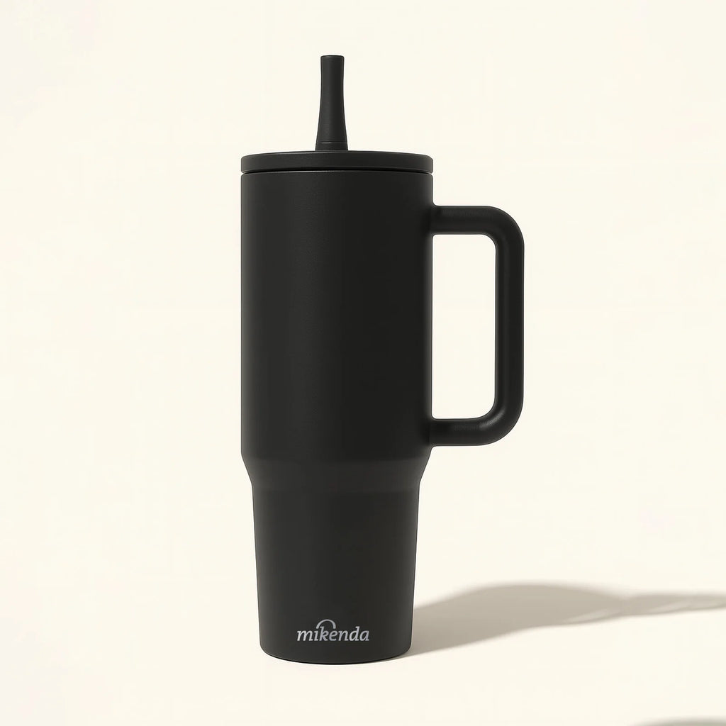 USA Local Stock Drinkware 40 oz Tumbler with Leak Proof Straw  Lid  Double Wall Stainless Steel  Coffee Beer Camp  Mug
