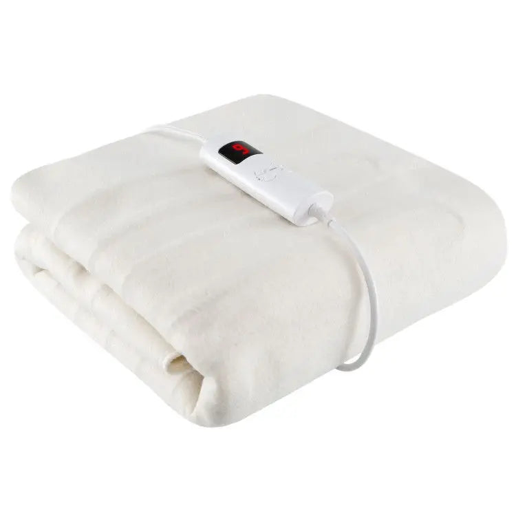 Electric Heated Blanket 9 Heat Settings Digital Control Machine Washable For Winter Household Use