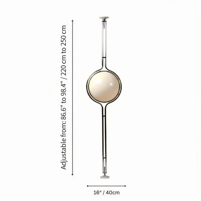 2026 Creative Floor Lamp Chrome Metal White Acrylic Ball Lights LED Modern Art Lighting Living Study Room Home Decor Desk Lamp
