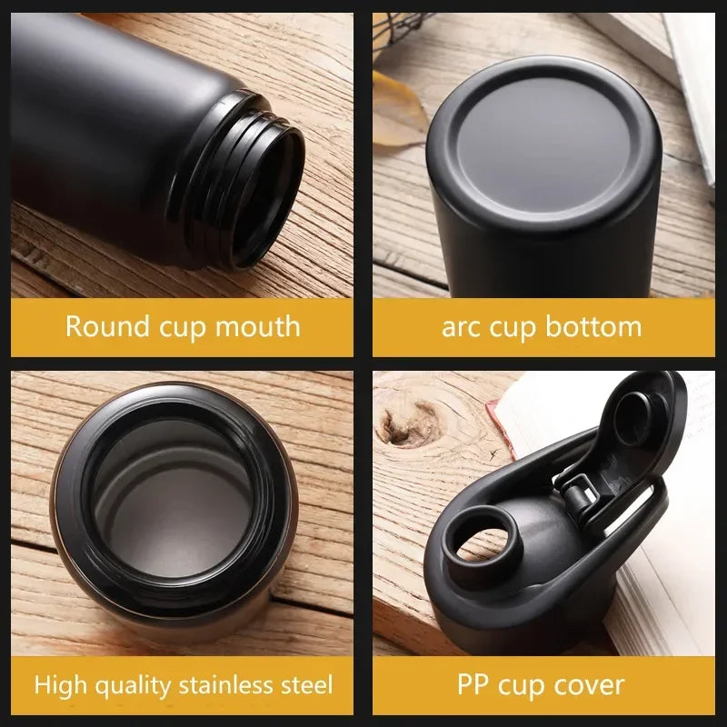 Metal Portable Water Bottle Leakproof Reusable Outdoor Sports Cup for Cycling Hiking Gym Halloween Gift Christmas Gift Travel