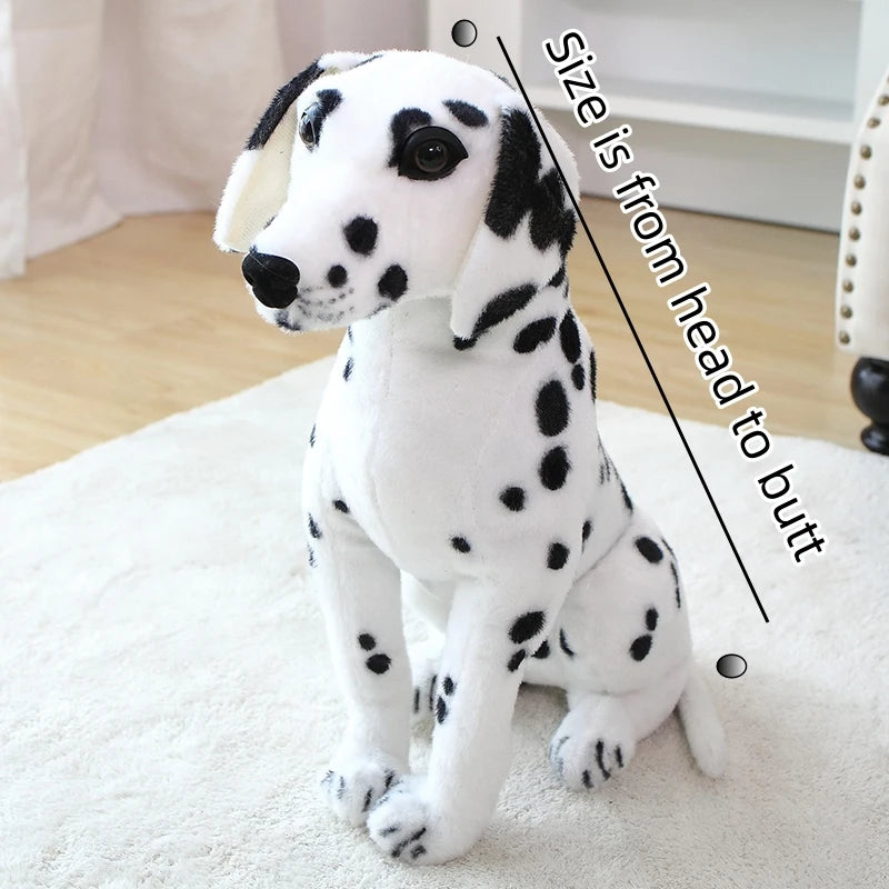 DalmatianPlush Dog Toy Realistic Stuffed Animals Wolfhound Plush Toys Gift For Children Home Decor Pet Store Promotion Mascot