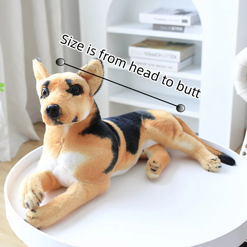 DalmatianPlush Dog Toy Realistic Stuffed Animals Wolfhound Plush Toys Gift For Children Home Decor Pet Store Promotion Mascot