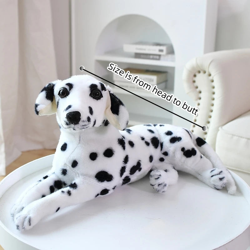 DalmatianPlush Dog Toy Realistic Stuffed Animals Wolfhound Plush Toys Gift For Children Home Decor Pet Store Promotion Mascot