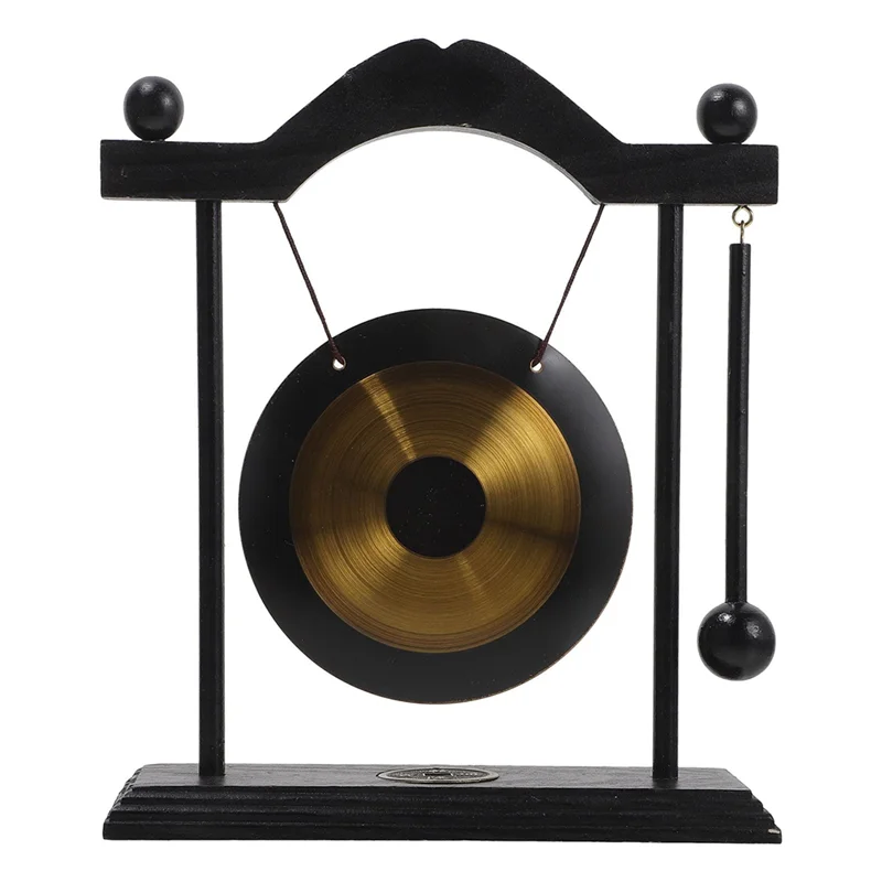ABHT-Decorative For Home& Garden Gong Feng Shui Decors Adornment Desktop Craft Chic Brass Household