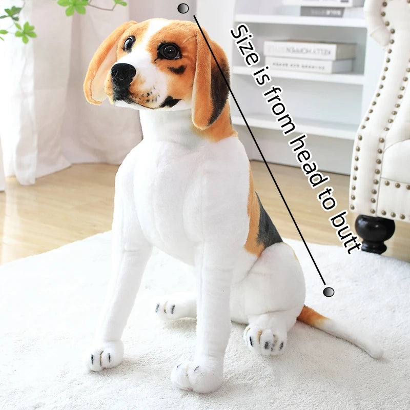DalmatianPlush Dog Toy Realistic Stuffed Animals Wolfhound Plush Toys Gift For Children Home Decor Pet Store Promotion Mascot