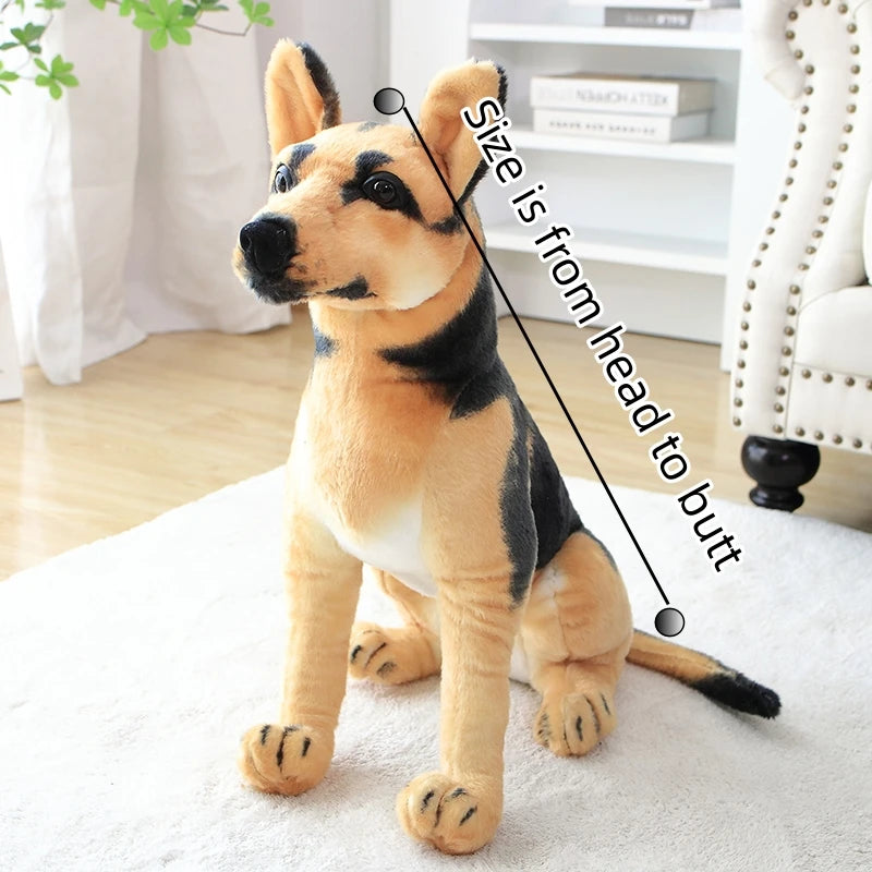 DalmatianPlush Dog Toy Realistic Stuffed Animals Wolfhound Plush Toys Gift For Children Home Decor Pet Store Promotion Mascot