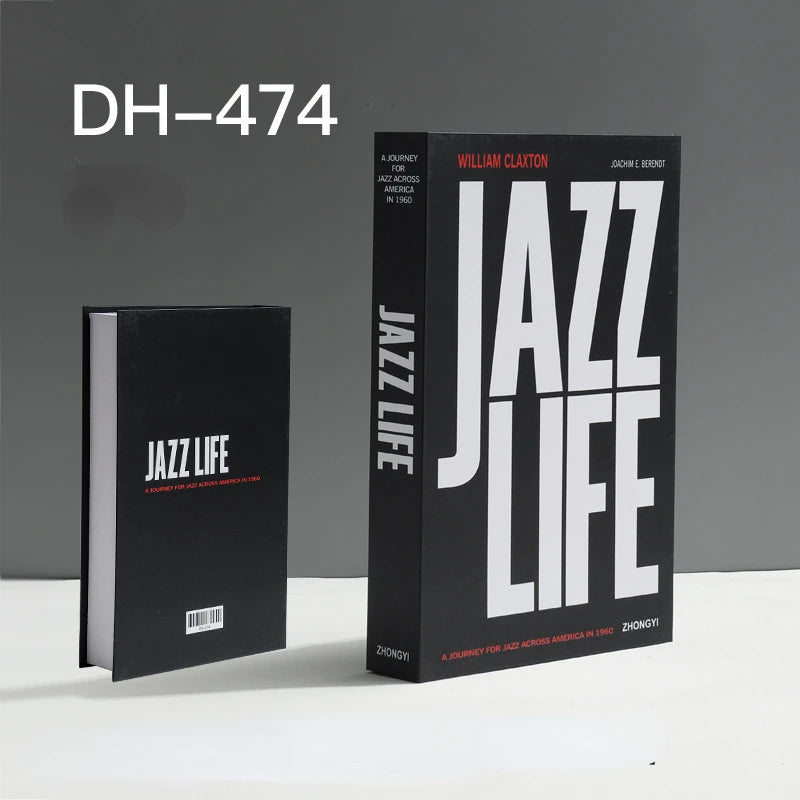 Fashion Fake Books Decoration Luxury Decorative Book Designer Living Room Decoration Simulation Books Home Decor Gifts