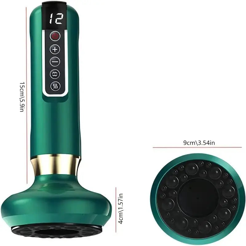 1800mAh Rechargeable Wireless Cupping Therapy Tool Multi-color Options Model D0100XU44KV Multiple Speed Settings for Massage