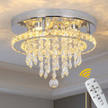 Crystal LED Dangle Cluster Chandelier Ceiling Lights